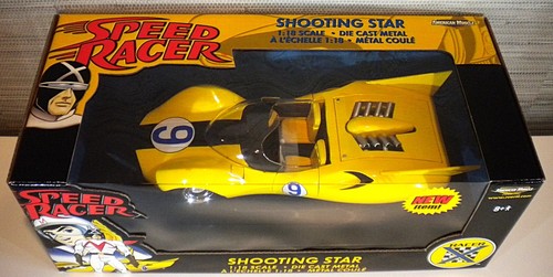 AMERICAN MUSCLE ERTL C 2003 SPEED RACER (MACH GOGOGO) SHOOTING STAR 1:18 DIECAST - Picture 2 of 8