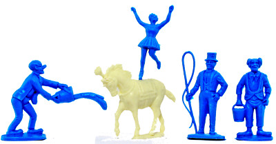 Charbens Recasts - 5-pc Circus Set - 60mm plastic