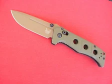 BENCHMADE 273FE-2 MINI ADAMS CPM-CRUWEAR SIBERT DESIGN GREEN HANDLES