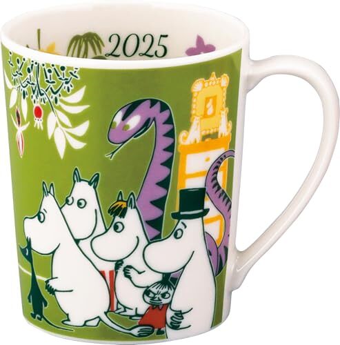 MOOMIN 2025 Years Mug Approx. 350ml Microwaveable Moomin Goods - Picture 1 of 5