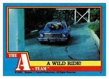 1983 Topps The A Team Original TV Show Card 3 A Wild Ride B A Baracus