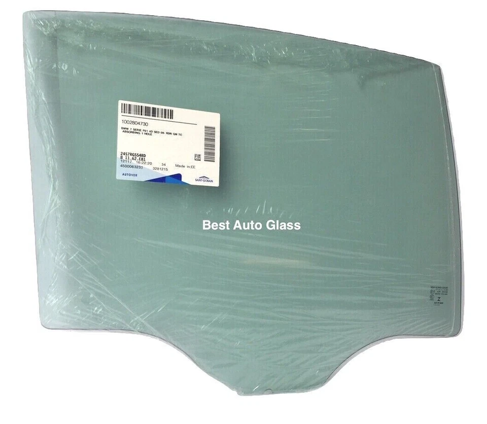 Se adapta a: Toyota Corolla 1980-1981 4 puertas sedán lado del conductor puerta trasera izquierda ventana vidrio Foto 4 de 4