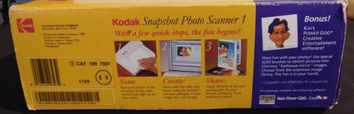 Kodak Scanner Photo Snapshot 1 Vintage 1996 COMPLETE Windows CD-Rom - Picture 4 of 10