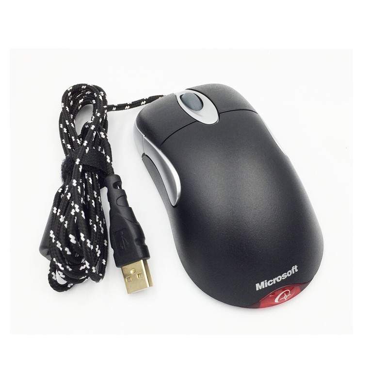 5D Microsoft IO1.1 1.1 IntelliMouse USB Wired Gaming Game Mouse Cord Mice Gift