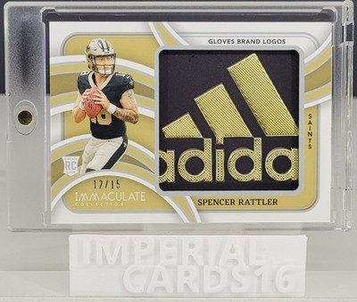 2024 Immaculate Collection RJL-SRR Spencer Rattler Gloves Brand Logos /12 RC