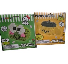   NEW Sanrio 3D Melty Beads Kit - Keroppi  Pompompurin Heat  Fuse Perler Set