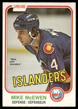 1981-82 O-Pee-Chee Mike McEwen #215 New York Islanders