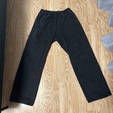 Yeezy YZY Gap Sateen Cargo Pants Mens Size Medium POETIC BLACK Rare! H12