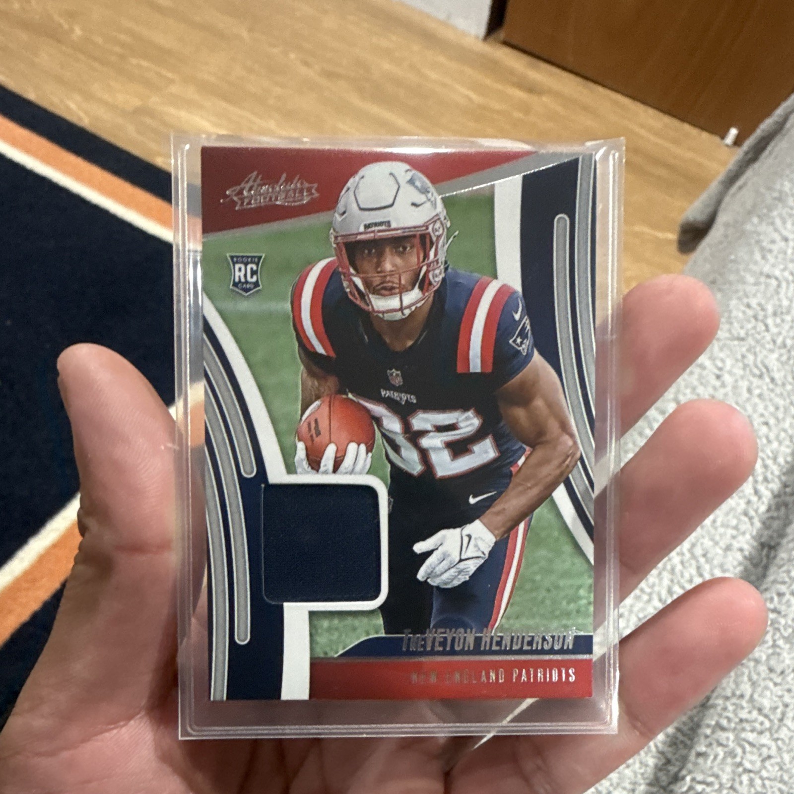 Panini Absolute 2025 TreVeyon Henderson RC Patch ARM-THN Patriots
