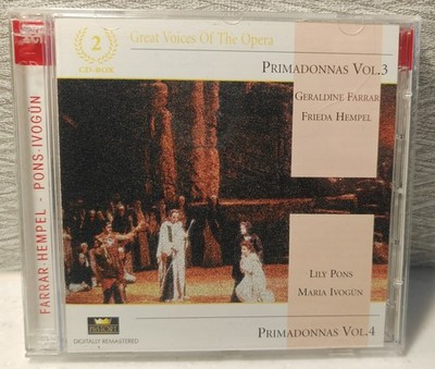  Great Voices Of The Opera Primadonnas Vol.3  2 x CD Set CD - Various Artists 