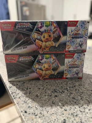 #ad Pokemon Prismatic Evolutions Surprise Box Booster Bundle Sams Club Sealed 2 $299.00