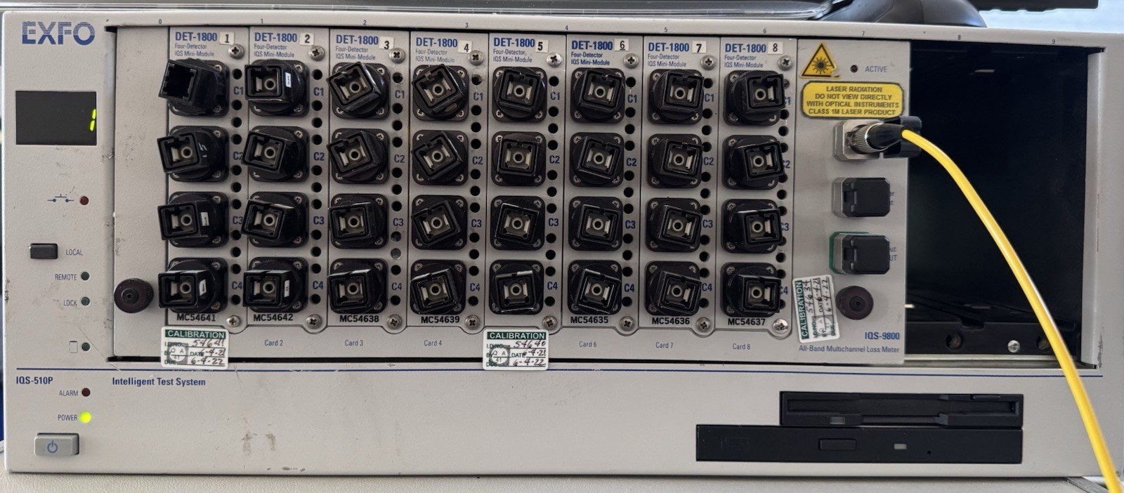 EXFO IQS-510P & IQS-9800 O-Band To L-Band Tunable Laser & 32 Power Meters