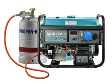 Könner & Söhnen Gas- Benzin Generator 6.5 kW KS9000EG  Notstromaggregat E-Start