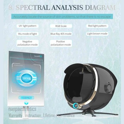 Portable Smart 3D Scanner Device Digital Skin Analyzer Machine Facial Analysis