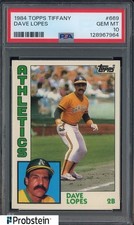 1984 Topps Tiffany #669 Dave Lopes Oakland A's PSA 10 GEM MINT