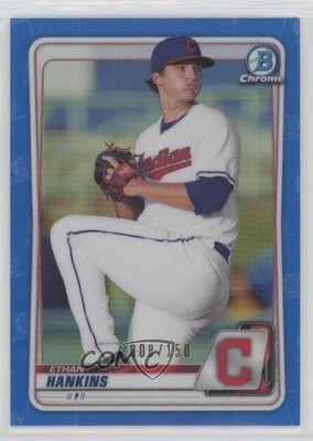 2020 Bowman Draft Chrome Blue Refractor 8/150 Ethan Hankins #BD-141 0m8