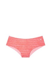 Victoria's Secret PINK No-Show Cheekster Panty Neon Coral Marl