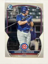 2023 1st Bowman Chrome Moises Ballesteros Chicago Cubs