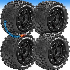 4 Pneumatici Monster Truck Louise R/C MFT MT-Uphill 1/10, Offset 1/2, Esagonale 17mm 3330SB