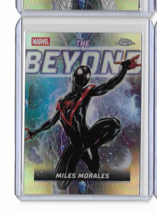 2026 Topps Chrome Marvel Comics The Beyond Miles Morales TB-05 Insert 