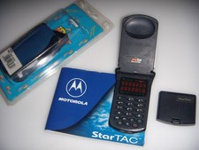 MOTOROLA STARTAC LED ROSSI 1996 ESEMPLARE UNICO ORIGINALE + BATTERIA ORIGINALE