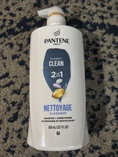 Pantene Shampoo 2-In-1 Classic Clean 27.7 Ounce Pump