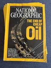 Lot Of 21 National Geographic Mag 80’s- Now Vintage Paperback Various Months