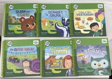 Lot Of 6 Leap Frog Leap Start SPIRAL Learning BOOKS-Learn to Read 7-12