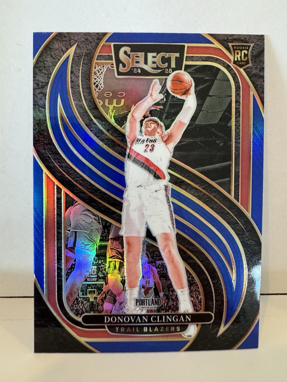 DONOVAN CLINGAN 2024-25 Panini Select - Premier Level #199 Blue Prizm (RC)