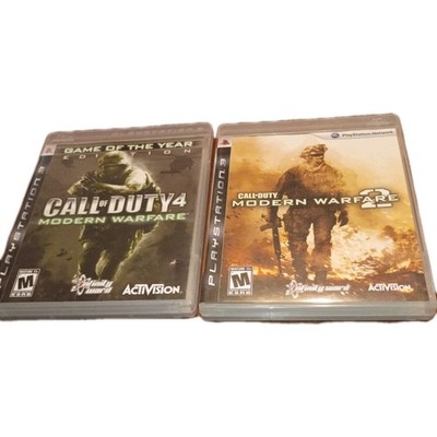 Call of Duty Modern Warfare & Modern Warefare 2 Sony PlayStation 3 PS3 Complete!