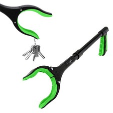 Grabber Reacher Tool Lungo 19 Pollici, Pieghevole Scegli 1 Conteggio (Confezione da 1), Verde 