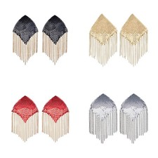 Sticky Bra Nipple Covers Reusable Pasty Breast Covers Sequins Tassels Pasties
