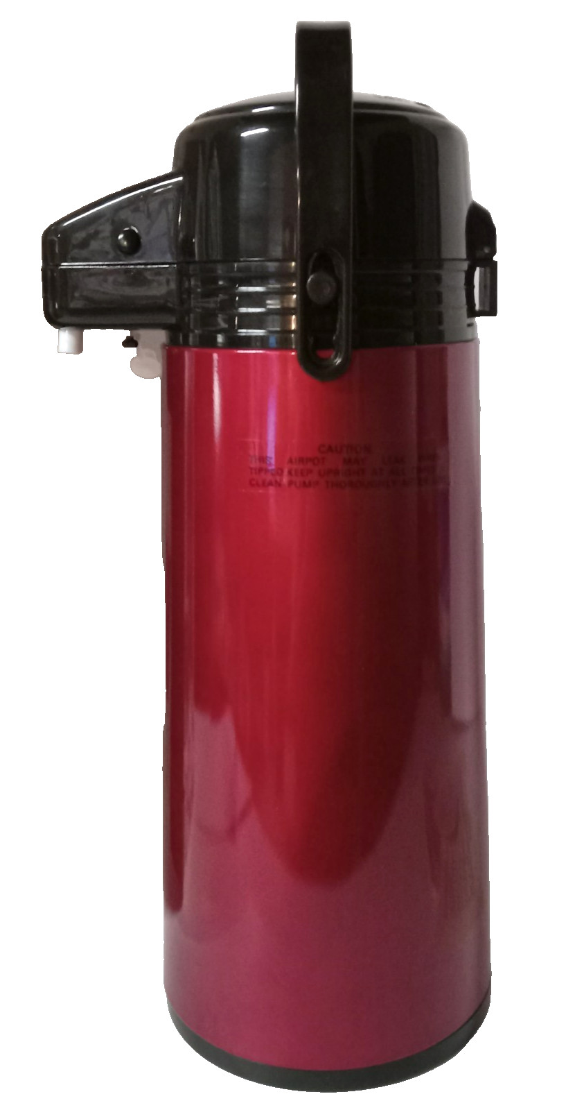 METRO 1.9 L Thermal Carafe Air Pump Coffee Pot Isolante Red New Open Box