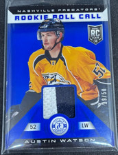 2013-14 Totally Certified - Rookie Roll Call Austin Watson #RR-AW Blue Prime /50