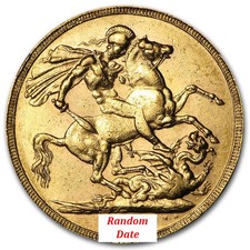 British Queen Victoria Sovereign Gold Coin (Random Date)