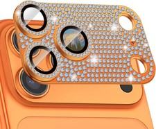 iPhone 17 Pro Max Camera Lens Protector Bling Diamond Metal Aluminum Alloy Cover