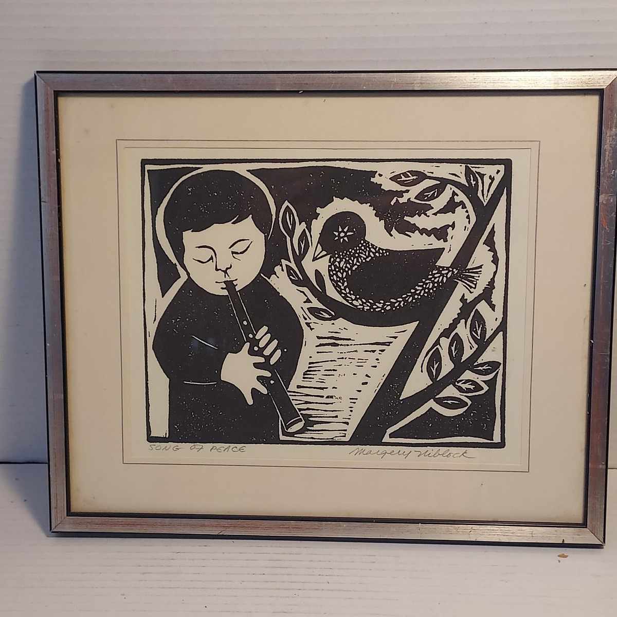 Margery Niblock Song of Peace Print Woodcut | eBay
