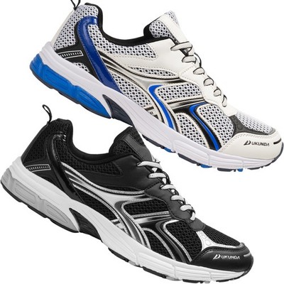 UKUNDA ''Mombasa'' Herren Sport Running Training Laufschuhe weiß schwarz neu