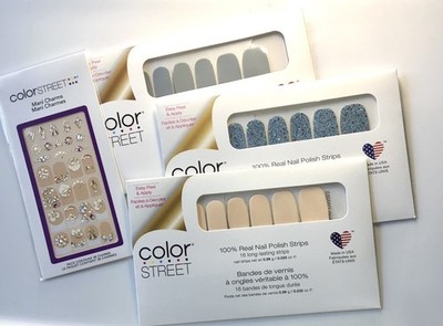 ColorStreet Nail Polish Strips 3 Sets Of 16 100% Real & 38 Manicure Charms