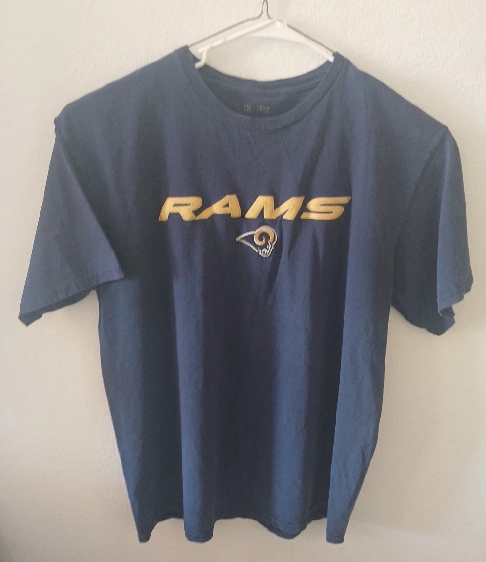 St. Louis Rams T Shirt XL  Blue NFL Team Apparel Extra Large Football Nice