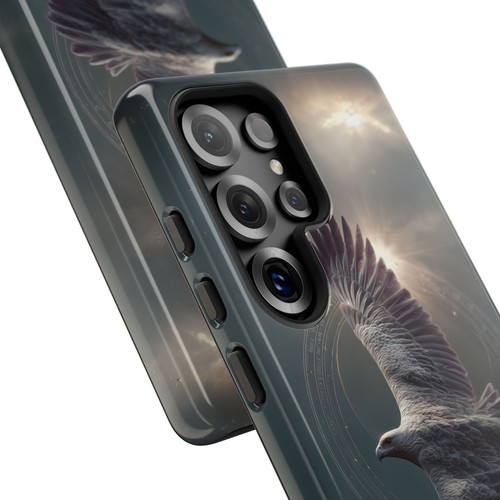 Eagle Soaring Dark Purple Wings Phone Case for iPhone, Samsung Galaxy, Pixel - 第 127/239 張圖片