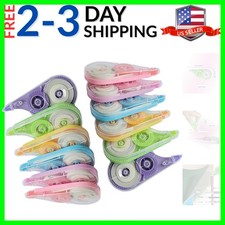 White Out Correction Tape with Dispenser,12-Count Pack,39.4ft, Easy Use Rolle...
