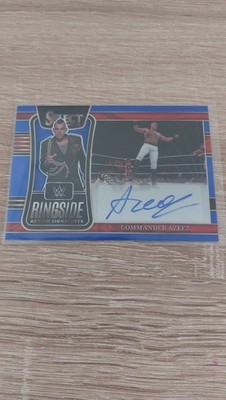 2022 Panini Select WWE - Ringside Action Signatures Commander Azeez Auto