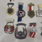 Lot 14 Vintage German IVV Volkswanderung Hiking MedalBadges 1970s Wanderfreunde — photo 4