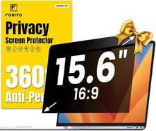 15.6" Privacy Screen Protector for Laptops, 360 Anti Glare Peeping Shield