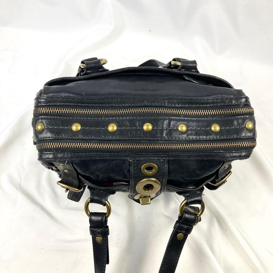 Coach Legacy Lily Satchel 65th Anniversary Vintage Black Leather Bag Authentic image 10