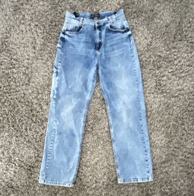 Blue Effect Mädchen Jeans Gr. 158 Blau helle Waschung Gerades Bein Denim