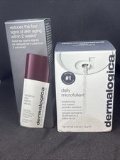 Dermalogica Dynamic Skin Retinol Serum .34 Oz  Daily Microfoliant .45 Oz BNIB