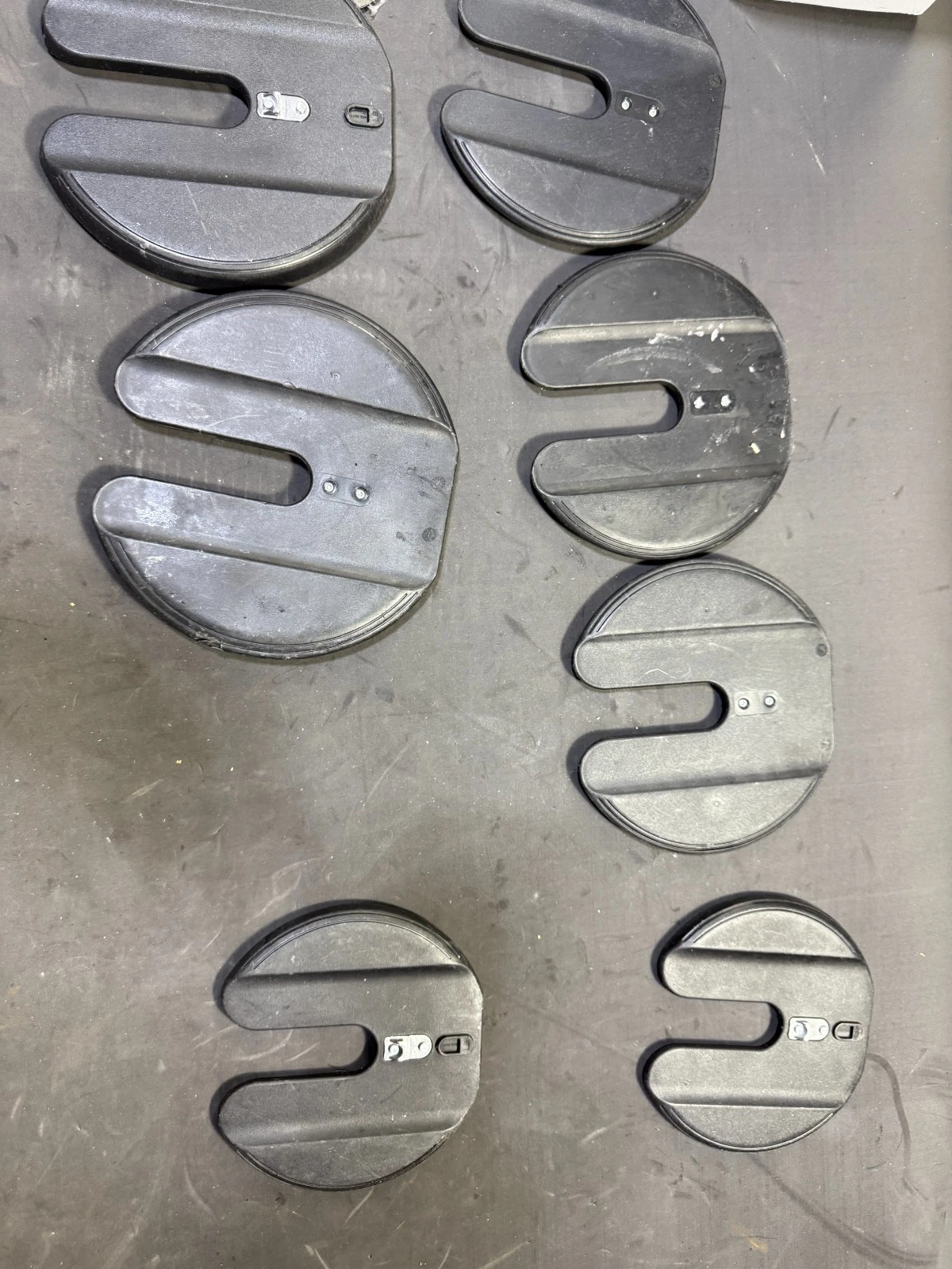 Lot of 7 Replacement Bowflex SelectTech 552 Series 2 Dumbbell Plates 02-2071 etc