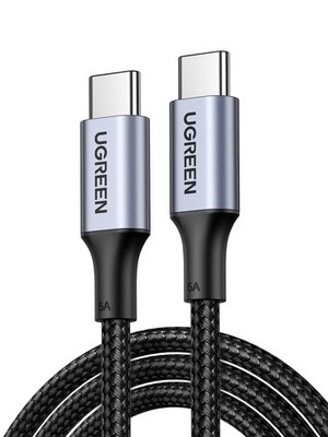 UGREEN USB C auf C Kabel 100W Schnellladung Typ 0,5 Meter, Space Grau
